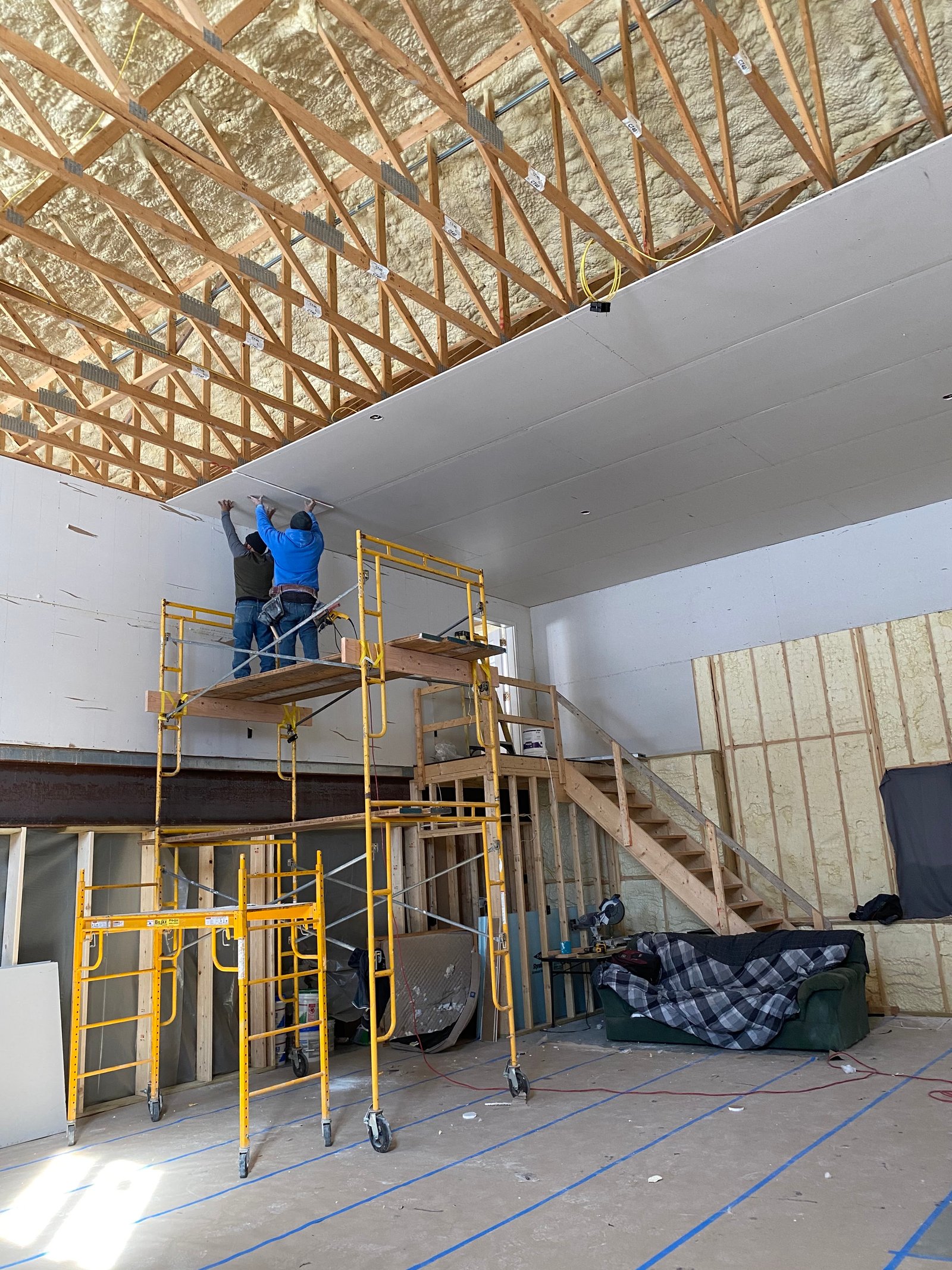 Drywall & Sheetrock Installation Services project by Atlixco General Construction in Orange County, NY
